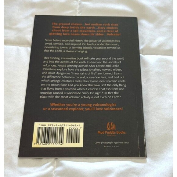 Volcanoes! by Leslie Johnstone and Shar Levine Paperback Very Good - Picture 2 of 7